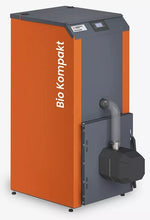 Granulinis katilas Bio Kompakt 18 kW su rotac. moduliuojamu degikliu ir integruotu 190 l bunkeriu