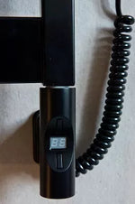 Reguliuojamas tenas H+ 600W su O formos uždengimu, spiraliniu laidu ir kištuku, juodas