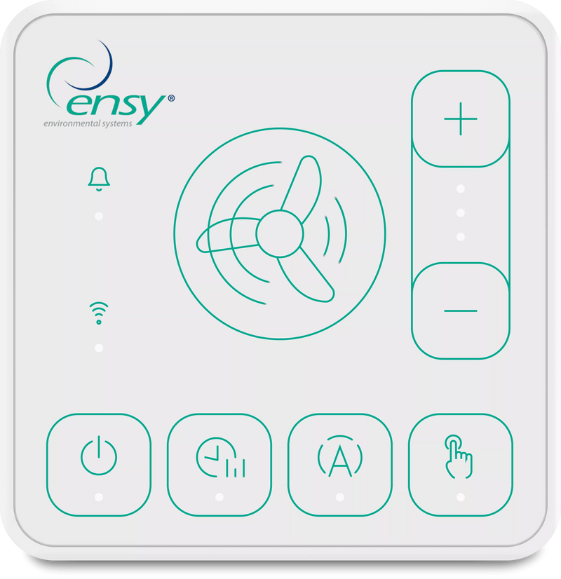 Rekuperatorius ENSY WAVE 300HV lubinis kair.p. su Wi-Fi ir Bluetooth valdikliu
