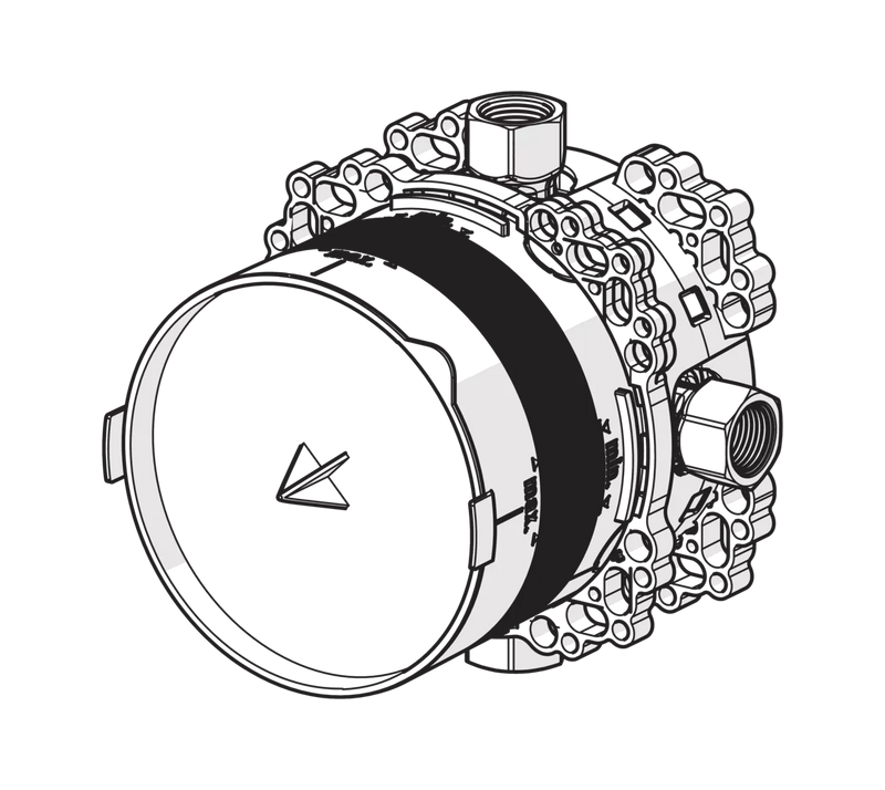 Potinkinis vonios ir dušo maišytuvo korpusas BlueBox, G1/2