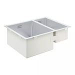 Grohe nerūdijančio plieno plautuvė K700U, dubuo 34 x 40 cm, kairėje