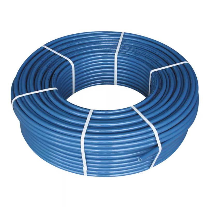 Daugiasluoksnis vamzdis KAN-therm PE-RT grindų šildymui d.20x2.0, su antifuzine aps. plėv., mėlynas, po 600m