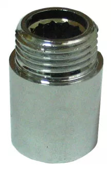 Žalvarinis chromuotas pailginimas VIEGA, d 1/2', , 65 mm