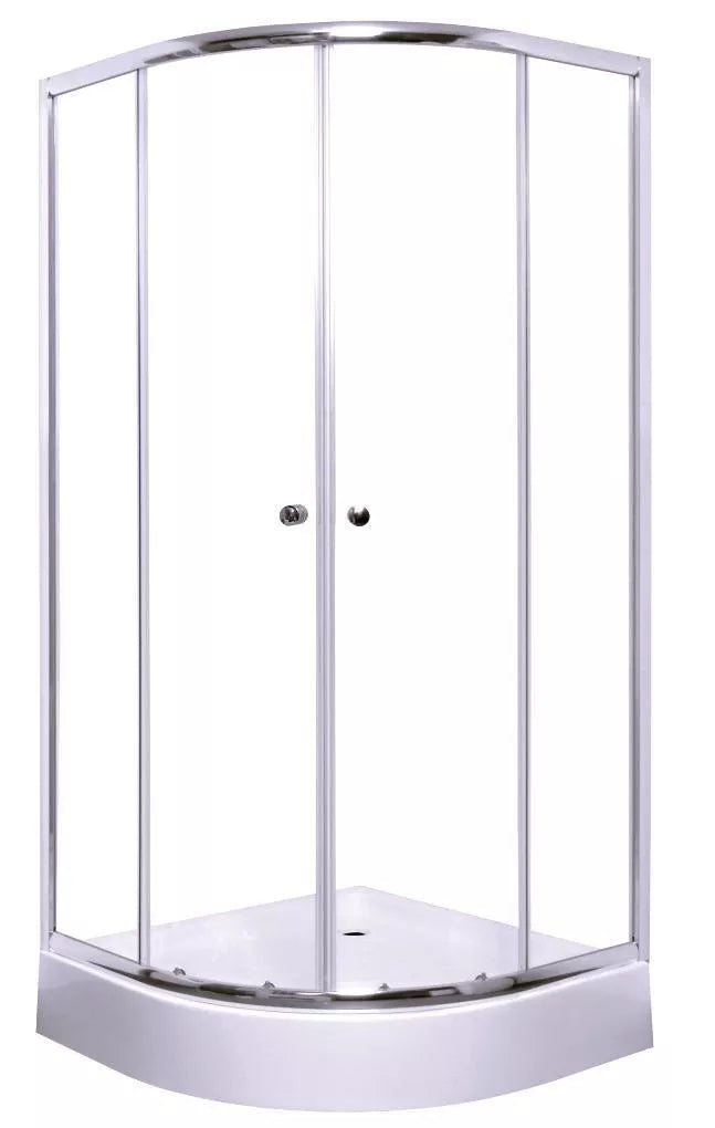 Pusapvalė dušo kabina S-Line, Anima 90x90