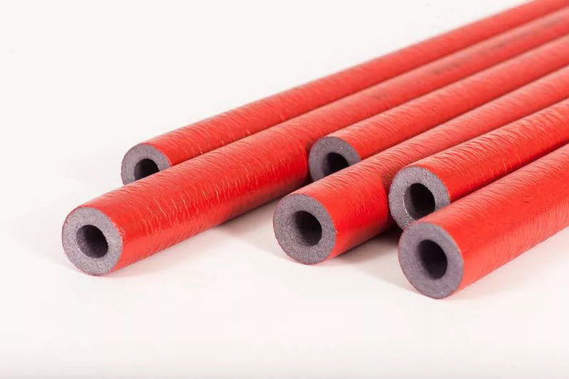 Vamzdžių izoliacija K-Flex su apsaugine PE plėvele, raudona, 28/6 (2 m)