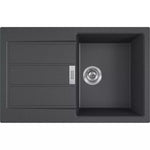 Tectonite plautuvė Franke, Sirius S2D 611-78 su užkemšamu ventiliu, Carbon