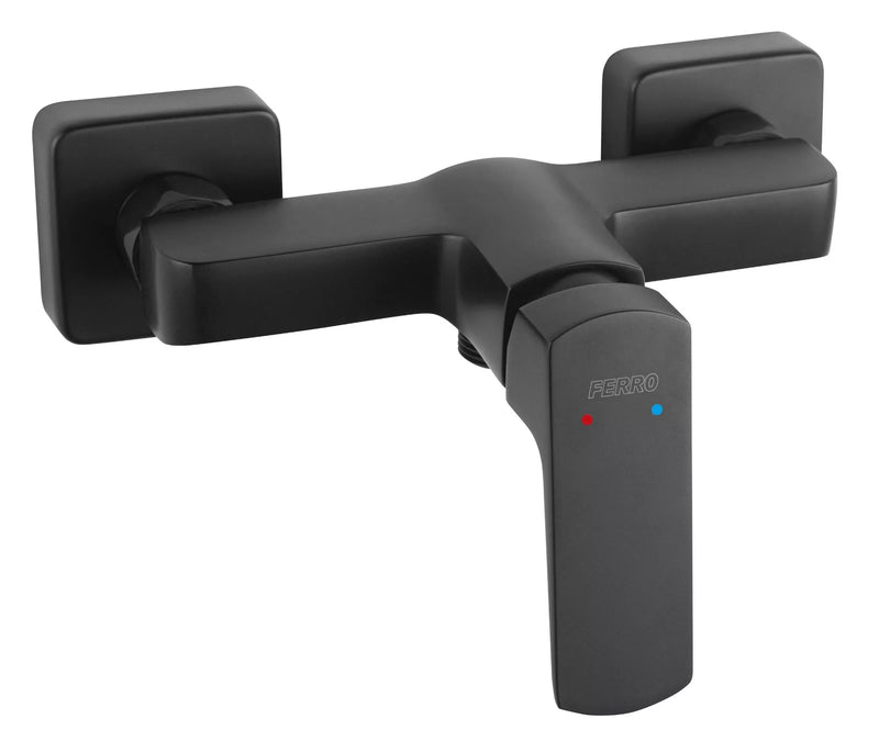 Dušo maišytuvas Ferro Vitto Verdeline, juodas