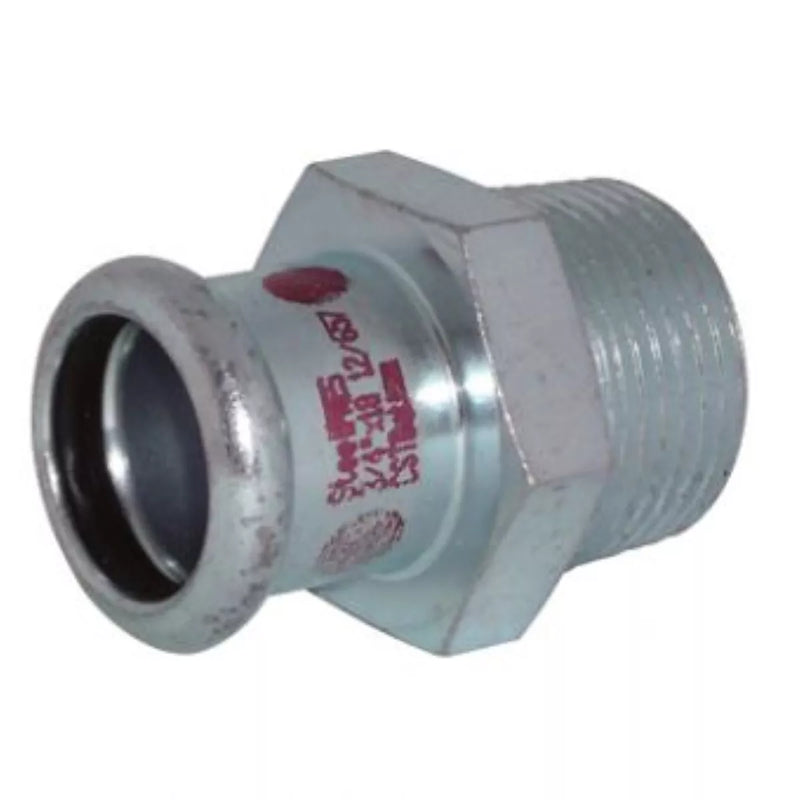 Presuojamas cinkuoto plieno antgalis RM Steelpress, Išorinis sriegis, 3/4"x28