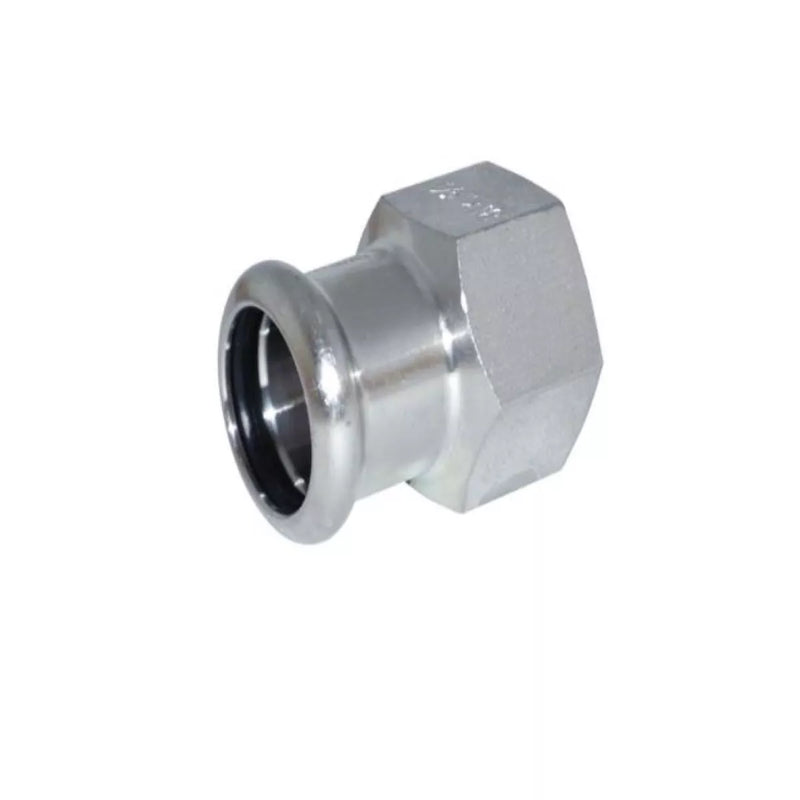 Presuojamas nerūdijančio plieno antgalis RM inoxPRES, Vidinis sriegis, 1"1/2x35