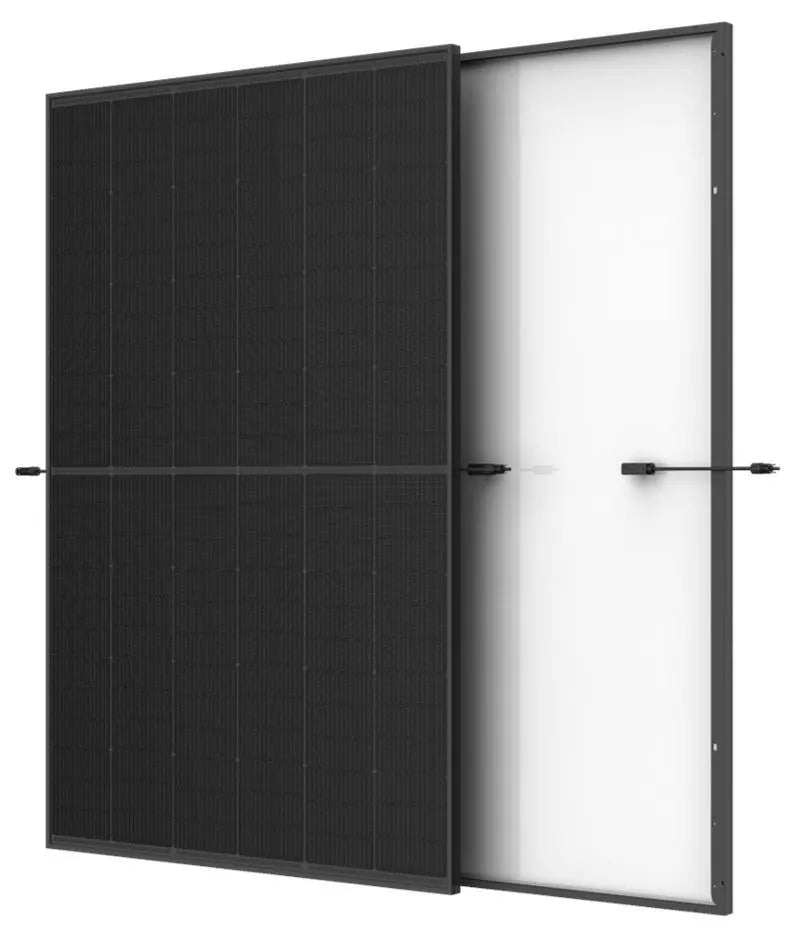 Fotovoltinės saulės elektrinės modulis Trina Solar N-Type Vertex S+, TSM-NEG9R.25 445W visas juodas