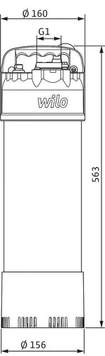 Panardinamas siurblys Wilo Extract First, 304 EM/A