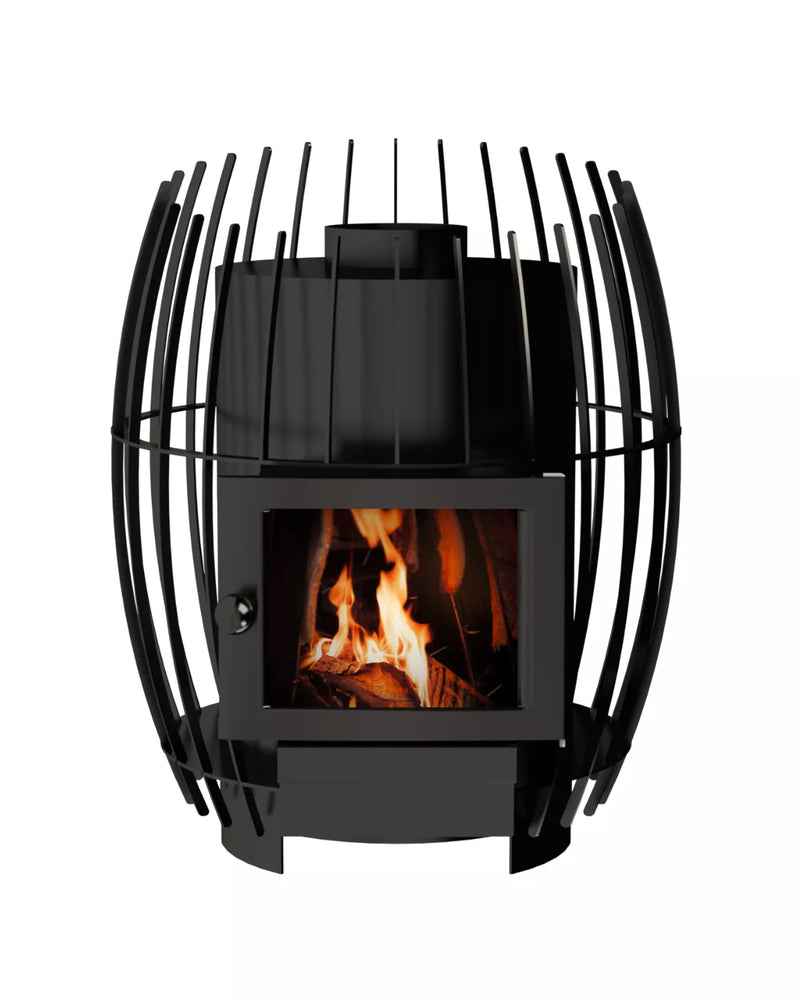 Pirties krosnelė GRANNUS Queen 8 kW su vidine pakura