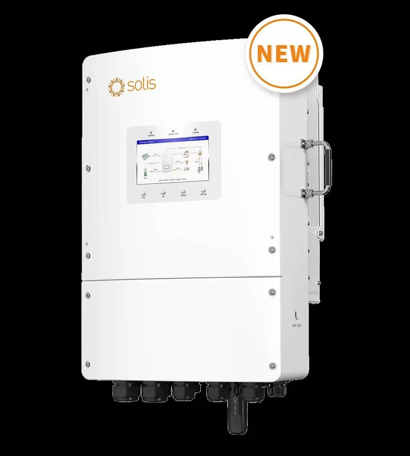 Hibridinis inverteris Solis S6-EH3P15K02-NV-YD-L 15kW trifazis, 2 MPPT žiedai, DC, LV baterijoms