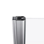 Pusapvalė dušo kabina Ravak Chrome, CSKK4-90 blizgi+Transparent