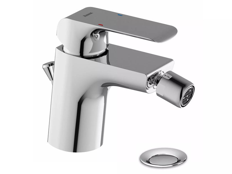 Bidė maišytuvas Ravak Flat, su dugno vožtuvu FL 055.00 chromas