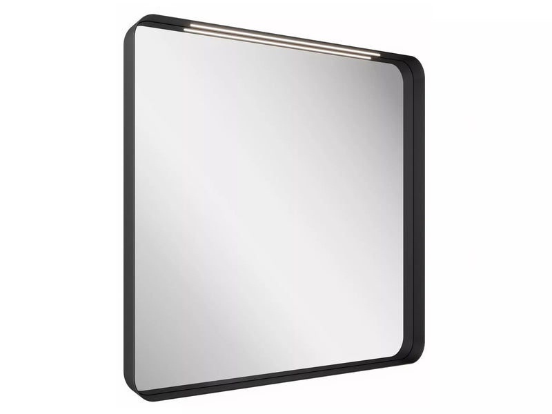 Veidrodis su LED apšvietimu Ravak Strip I, 800x700 juoda