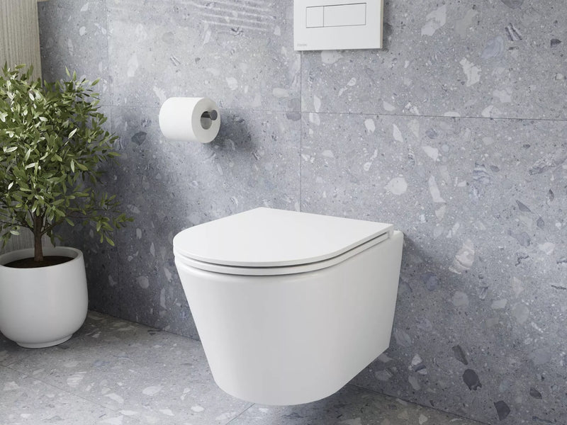 WC Ravak Flow RimOff set, baltas su Soft-Close dangčiu