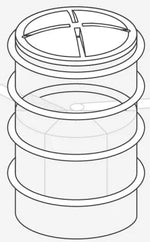 Nuotekų valymo įrenginys AT8; našumas 0,9m3/d; iki 6 žmon.