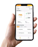 Mikroinverteris APSystems EZ1-M dviems moduliams iki 550W