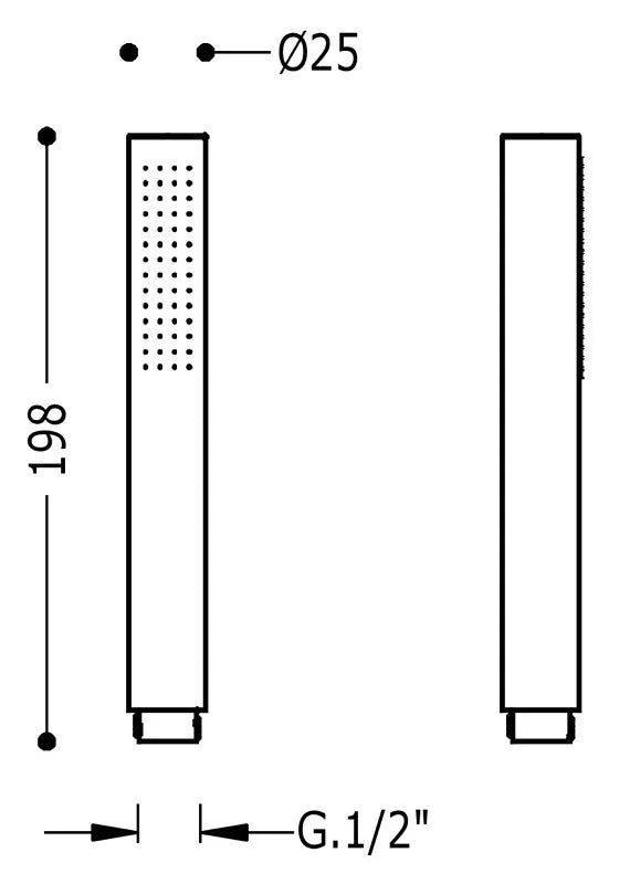 Rankinis dušelis Tres, aukso spalva