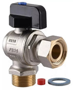 SENA VA30 DK kampinis ventilis 3/4" v/i, su laisva veržle