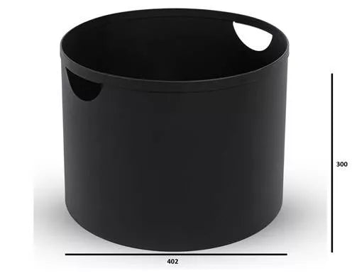 Malkinė juoda, apvali